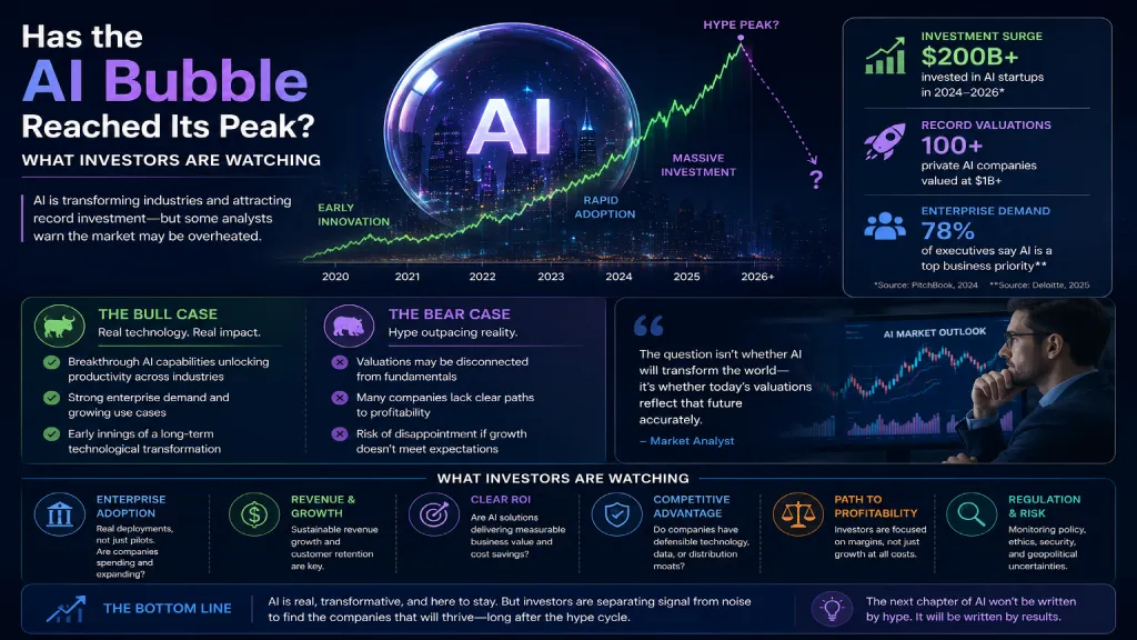 Has the AI Bubble Reached Its Peak? What Investors Are Watching
