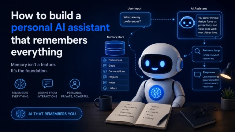 How to build a personal AI assistant that remembers everything