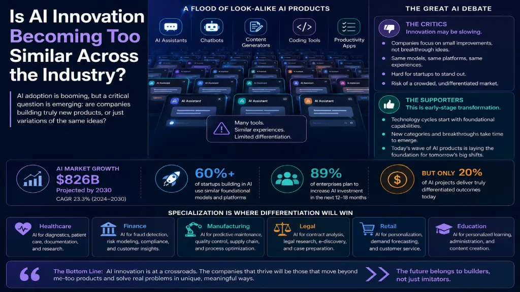 Is AI Innovation Becoming Too Similar Across the Industry?